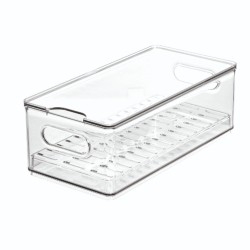 iDesign - Koelkast Organizer met Lekbak, 15.2 x 30.5 x 10.7 cm, Kunststof - iDesign The Home Edit