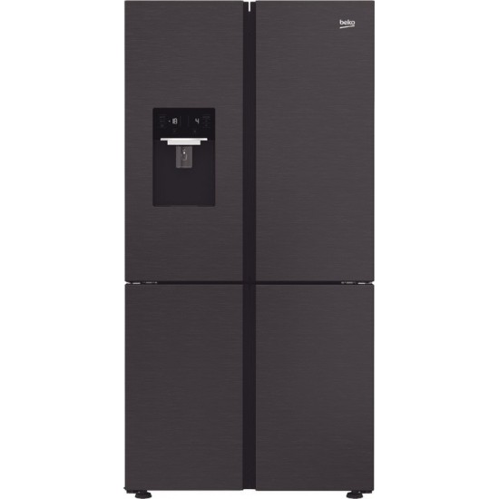 Beko GN1426233ZDRXN Amerikaanse koelkast Grijs