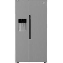 Beko GN162341XBN Amerikaanse koelkast Zilver
