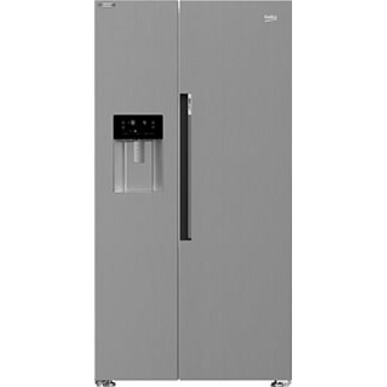 Beko GN162341XBN Amerikaanse koelkast Zilver